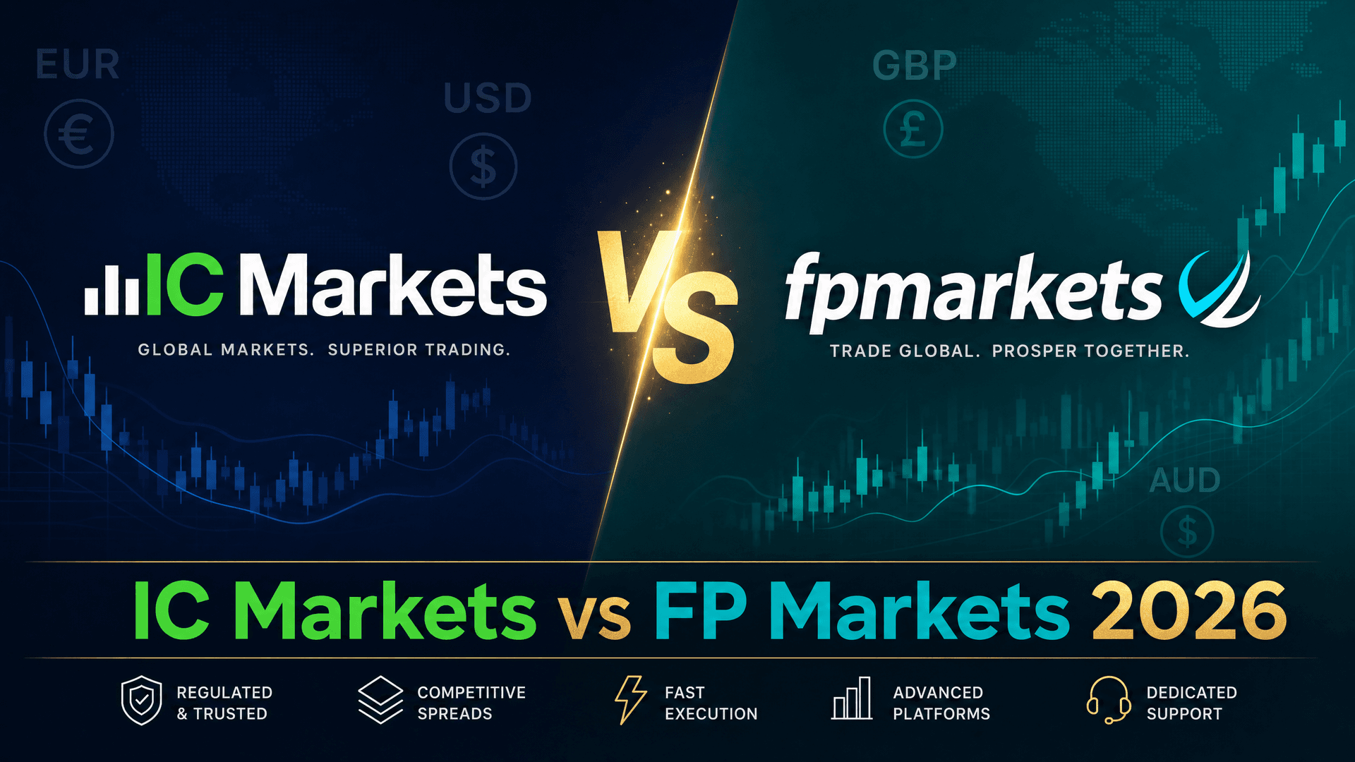 IC Markets vs FP Markets 2026: Fees, Spreads, and Rebates Compared